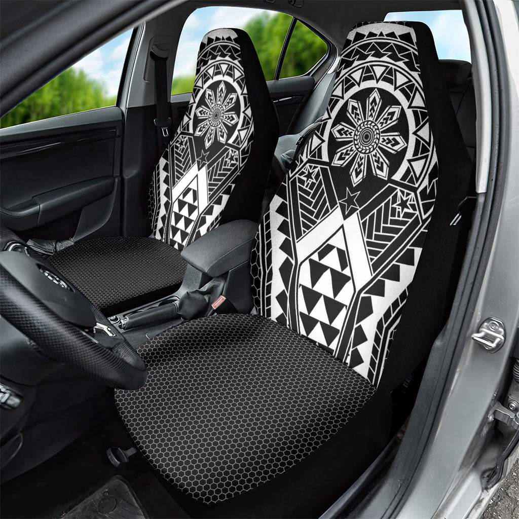 Philippines Batok Tribal Inspired Tattoo Black Car Seat Cover