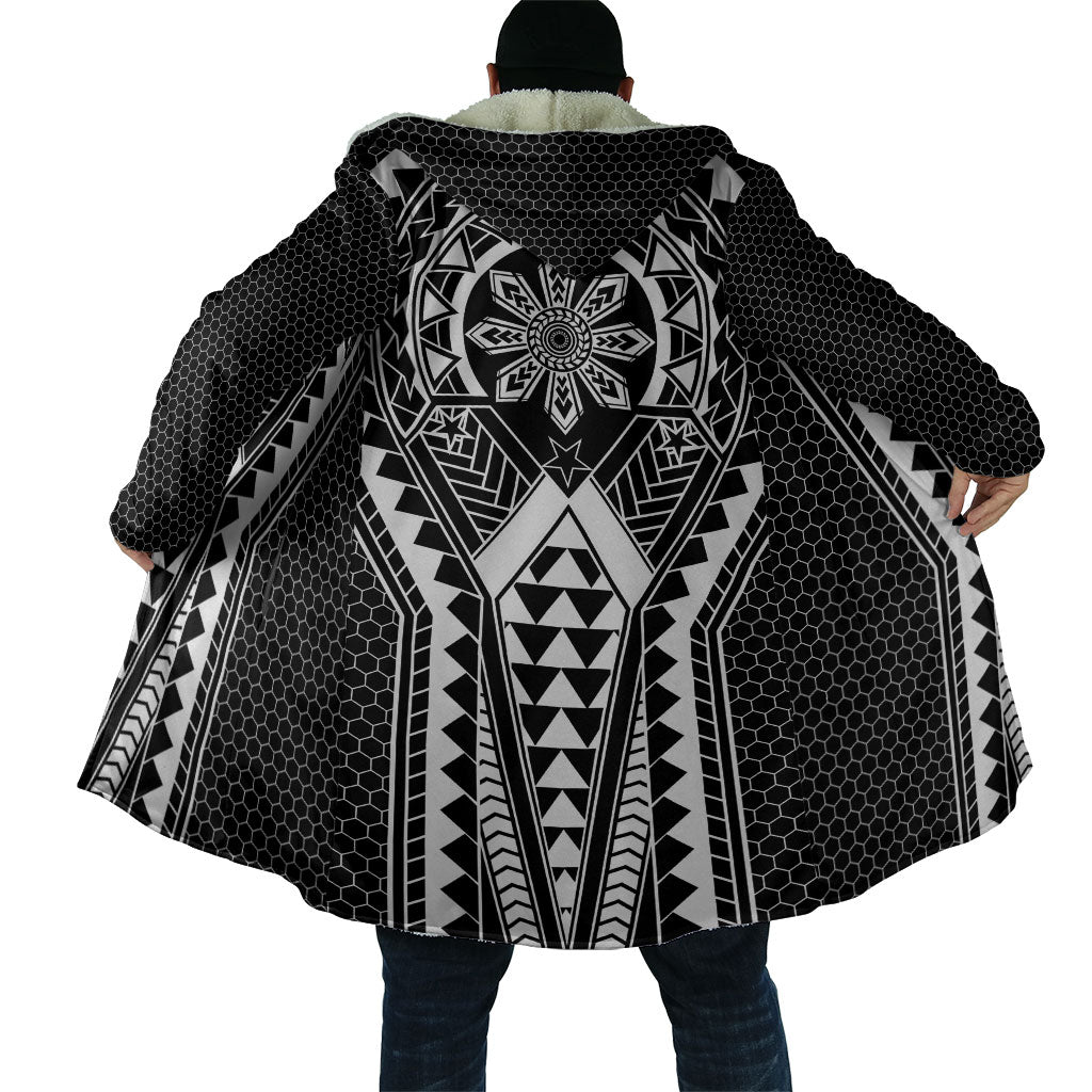 Philippines Batok Tribal Inspired Tattoo Black Cloak