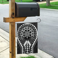 Philippines Batok Tribal Inspired Tattoo Black Garden Flag