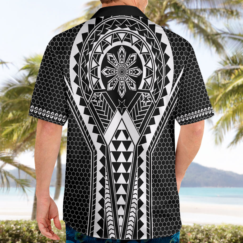 Philippines Batok Tribal Inspired Tattoo Black Hawaiian Shirt
