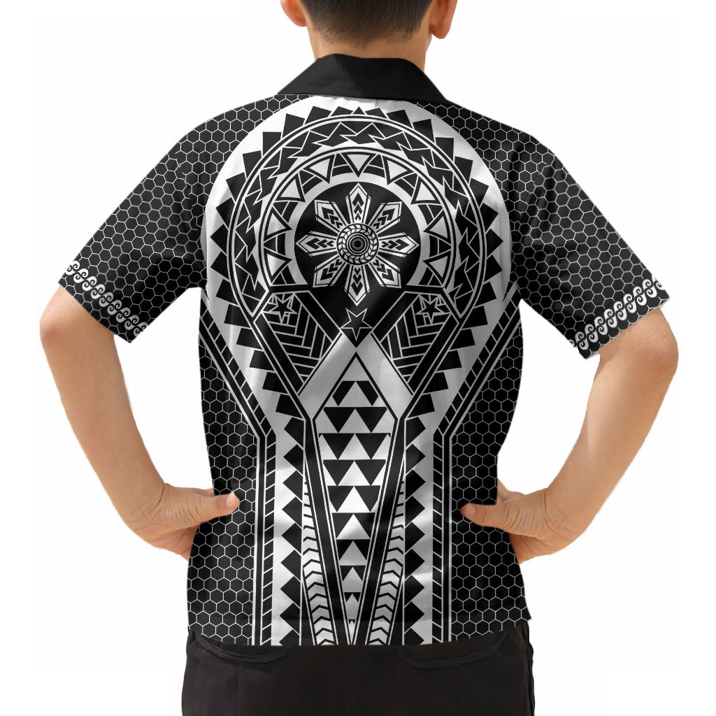 Philippines Batok Tribal Inspired Tattoo Black Hawaiian Shirt