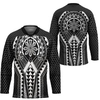Philippines Batok Tribal Inspired Tattoo Black Hockey Jersey