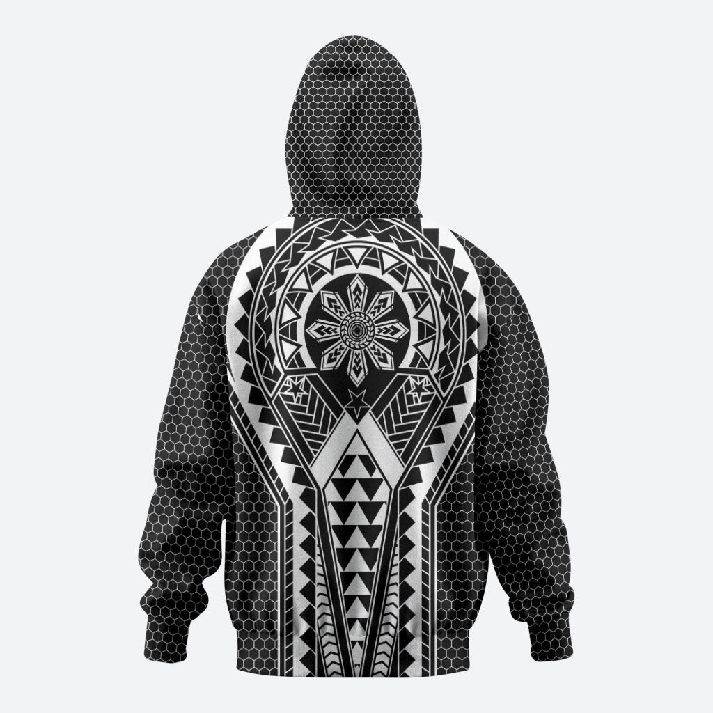 Philippines Batok Tribal Inspired Tattoo Black Hoodie