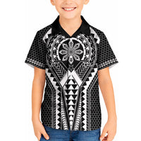 Philippines Batok Tribal Inspired Tattoo Black Kid Hawaiian Shirt