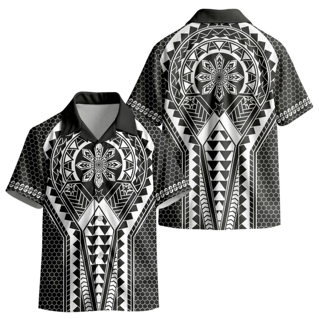 Philippines Batok Tribal Inspired Tattoo Black Kid Hawaiian Shirt