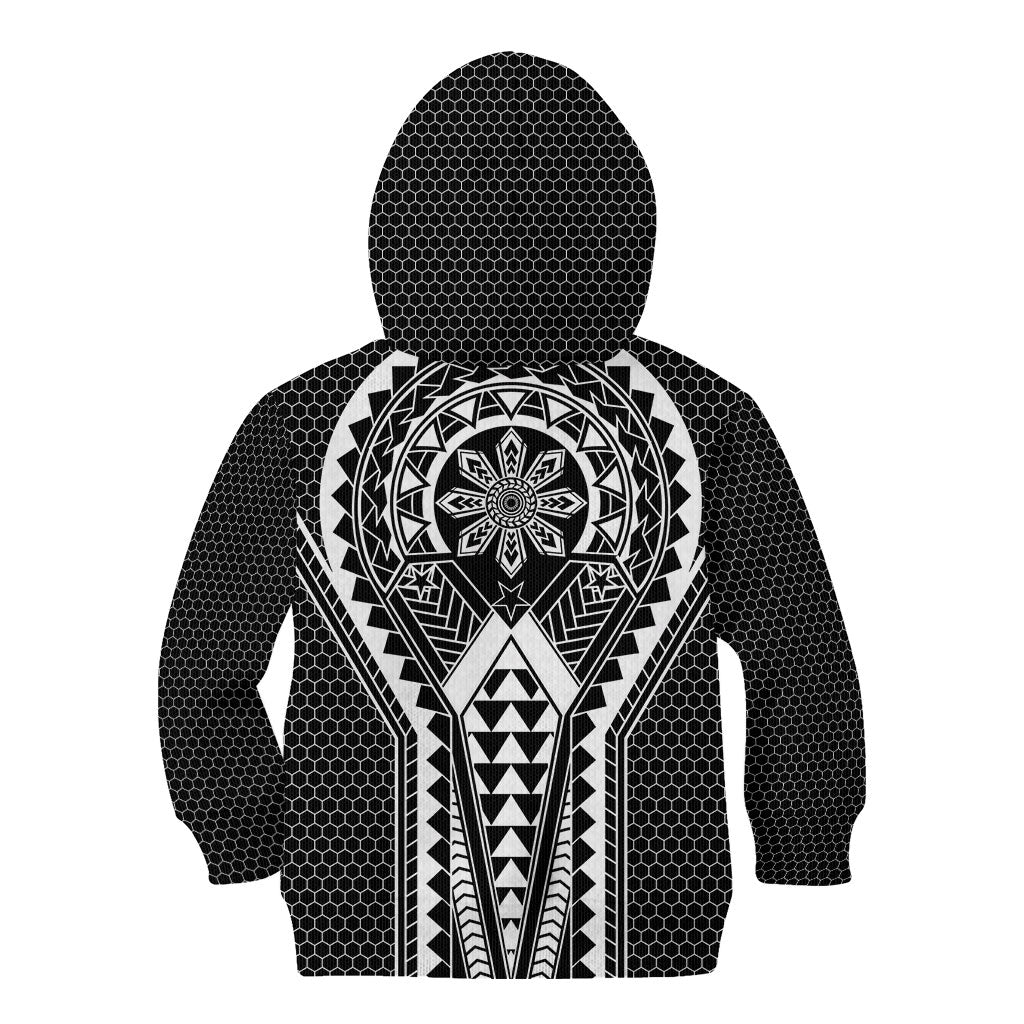 Philippines Batok Tribal Inspired Tattoo Black Kid Hoodie