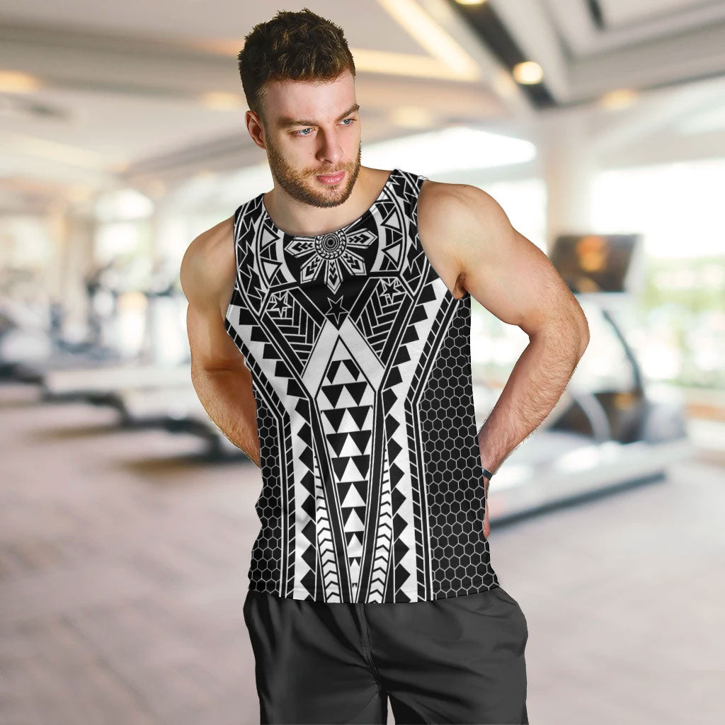 Philippines Batok Tribal Inspired Tattoo Black Men Tank Top