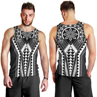 Philippines Batok Tribal Inspired Tattoo Black Men Tank Top