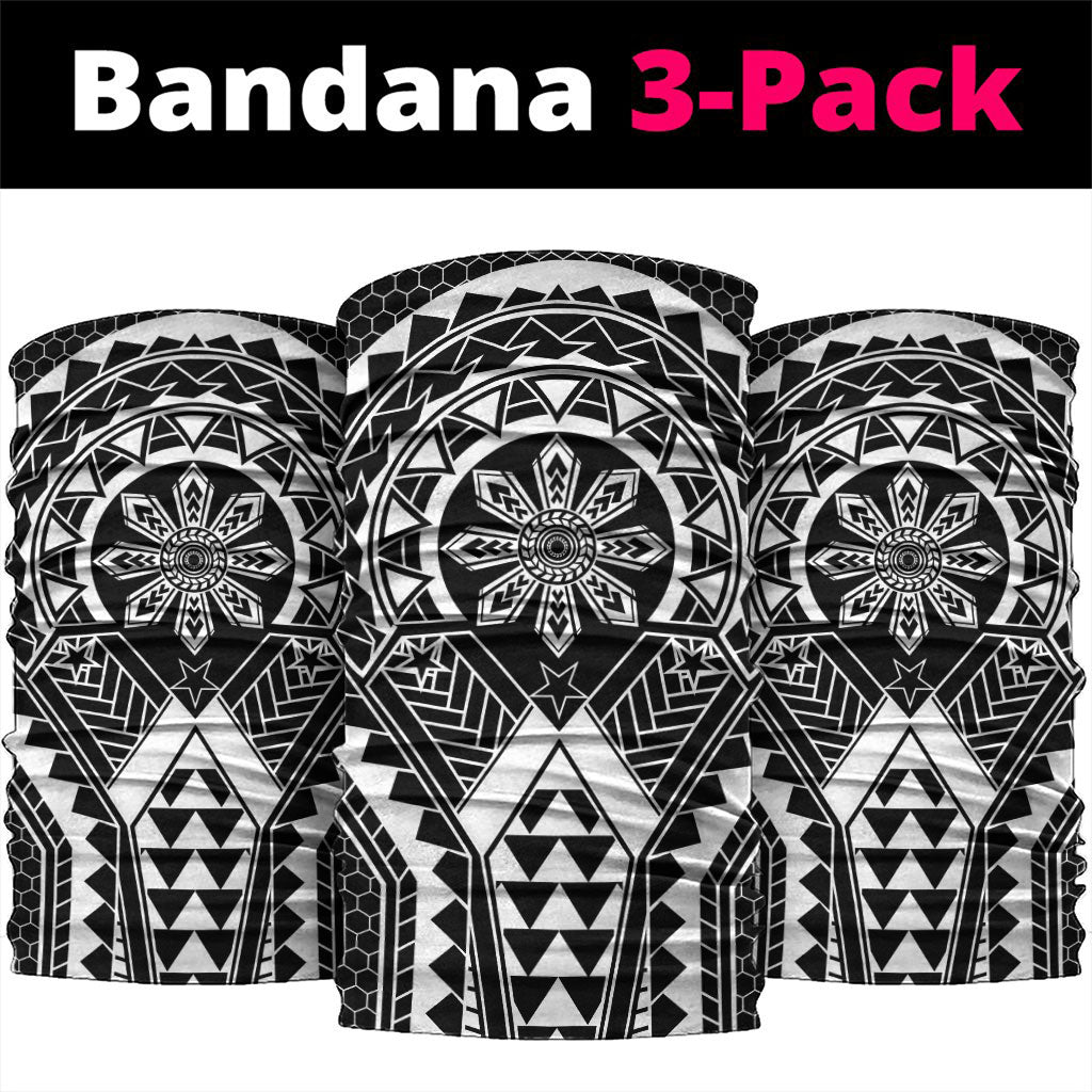 Philippines Batok Tribal Inspired Tattoo Black Neck Gaiter