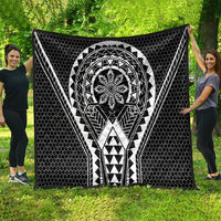 Philippines Batok Tribal Inspired Tattoo Black Quilt