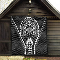 Philippines Batok Tribal Inspired Tattoo Black Quilt
