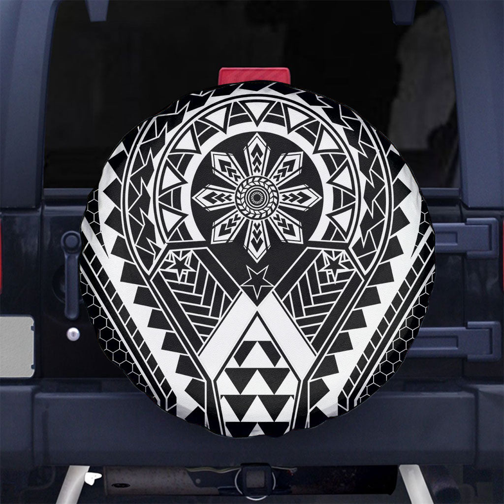 Philippines Batok Tribal Inspired Tattoo Black Spare Tire Cover