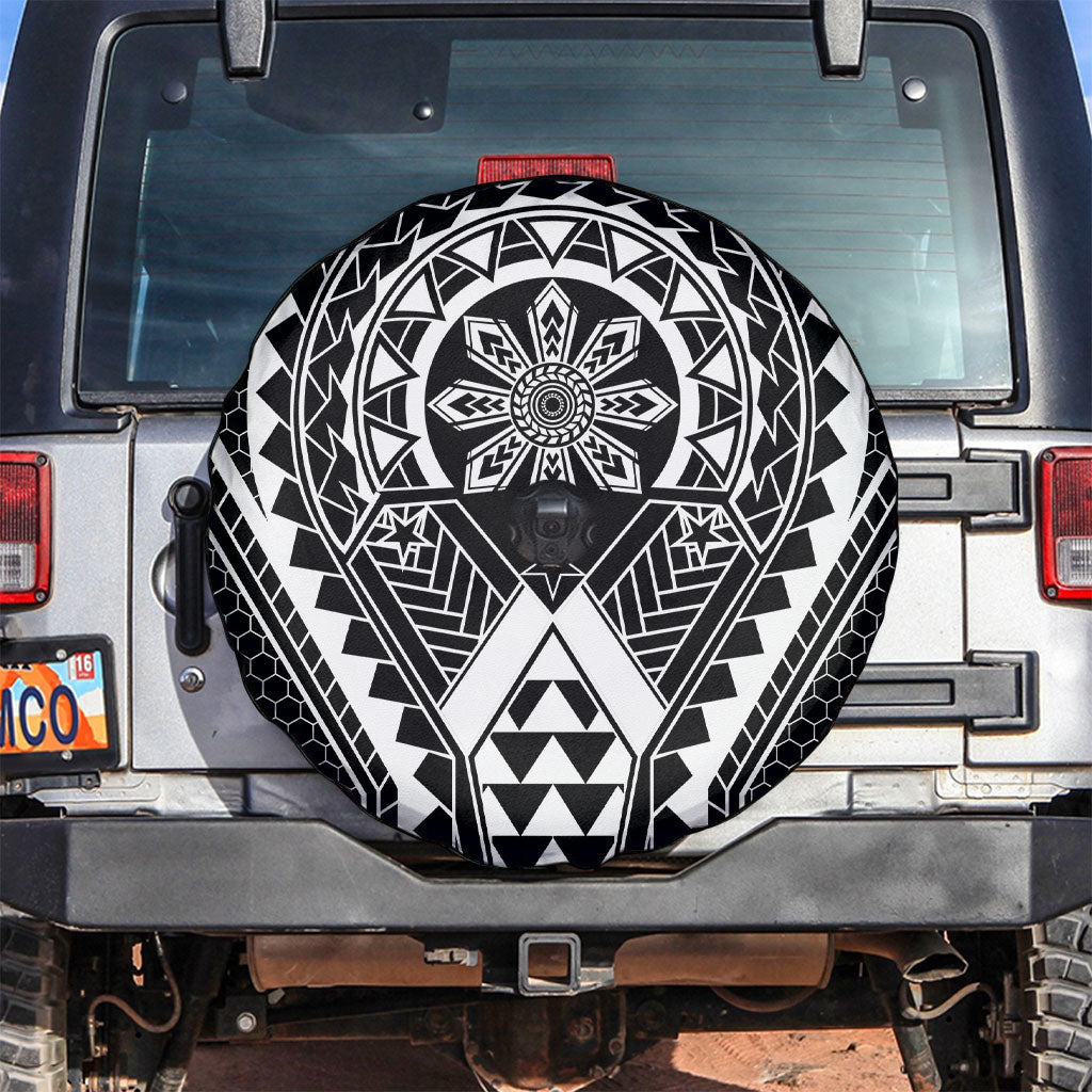 Philippines Batok Tribal Inspired Tattoo Black Spare Tire Cover