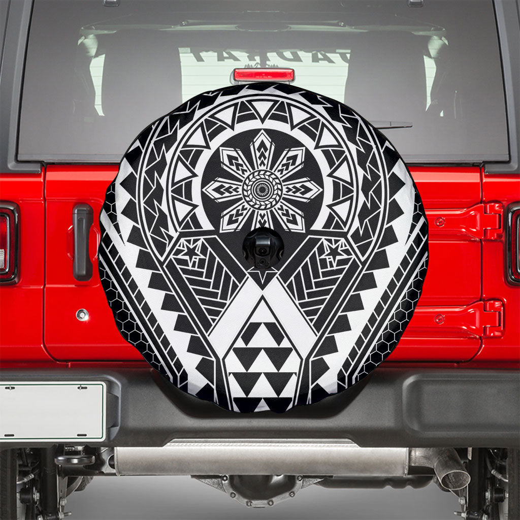 Philippines Batok Tribal Inspired Tattoo Black Spare Tire Cover