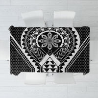 Philippines Batok Tribal Inspired Tattoo Black Tablecloth