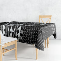 Philippines Batok Tribal Inspired Tattoo Black Tablecloth