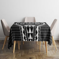 Philippines Batok Tribal Inspired Tattoo Black Tablecloth