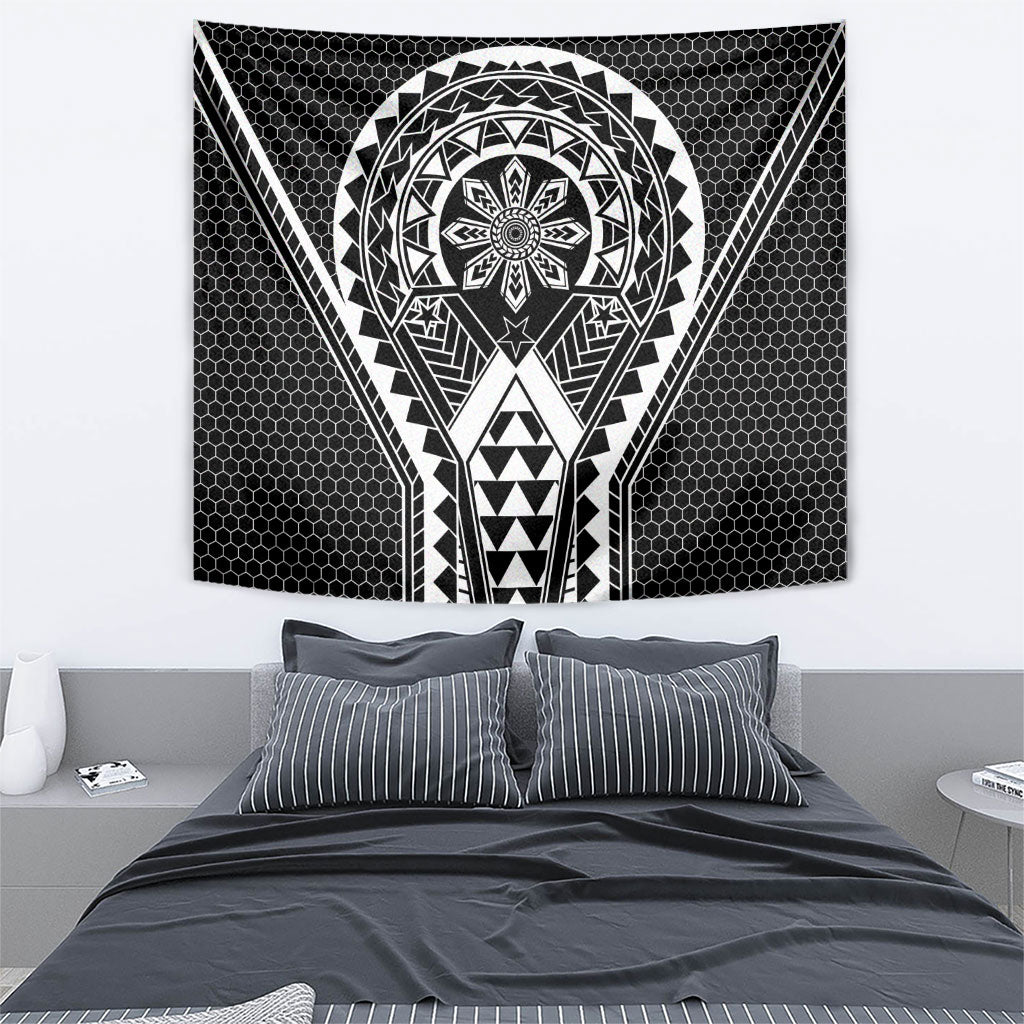 Philippines Batok Tribal Inspired Tattoo Black Tapestry