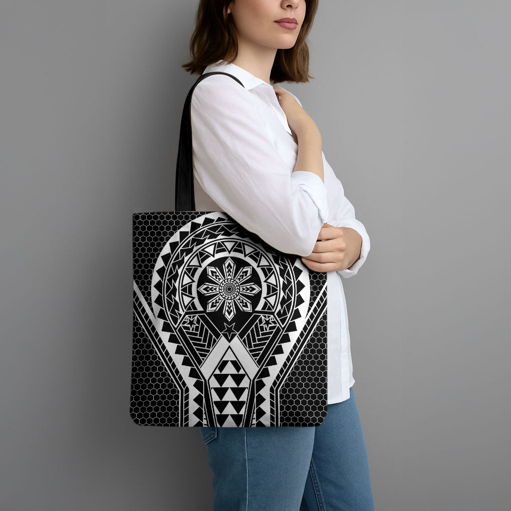 Philippines Batok Tribal Inspired Tattoo Black Tote Bag