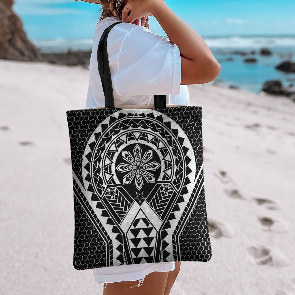 Philippines Batok Tribal Inspired Tattoo Black Tote Bag