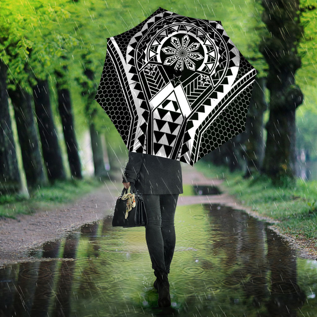 Philippines Batok Tribal Inspired Tattoo Black Umbrella