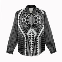 Philippines Batok Tribal Inspired Tattoo Black Women Casual Shirt
