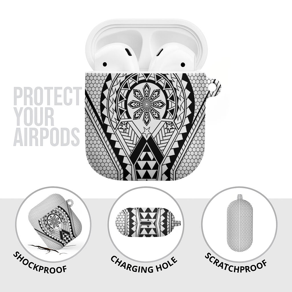Philippines Batok Tribal Inspired Tattoo White AirPods Case