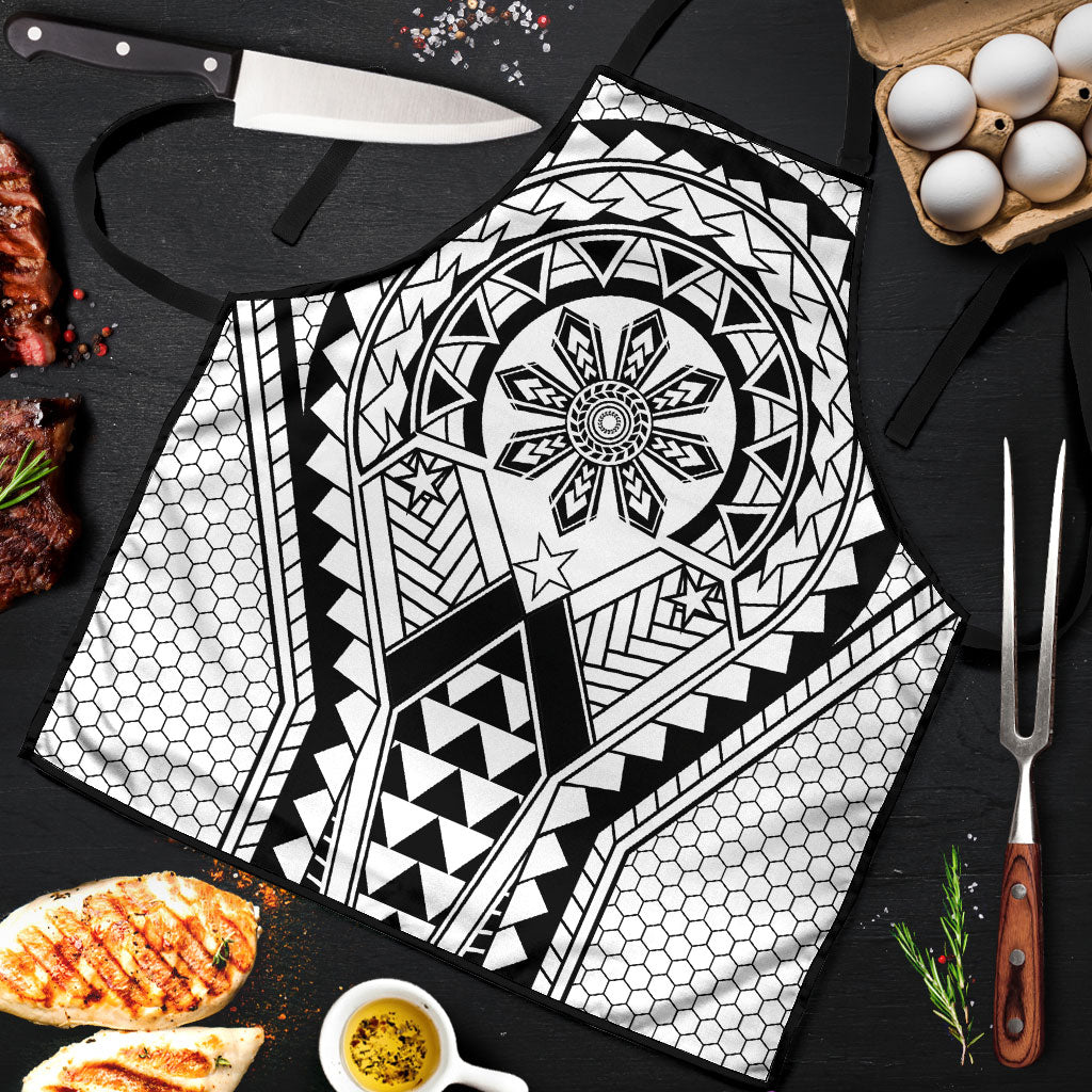 Philippines Batok Tribal Inspired Tattoo White Apron