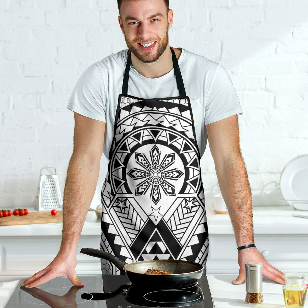 Philippines Batok Tribal Inspired Tattoo White Apron
