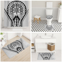 Philippines Batok Tribal Inspired Tattoo White Bathroom Set