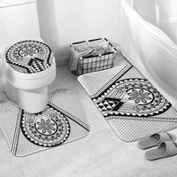 Philippines Batok Tribal Inspired Tattoo White Bathroom Set