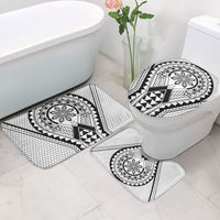Philippines Batok Tribal Inspired Tattoo White Bathroom Set