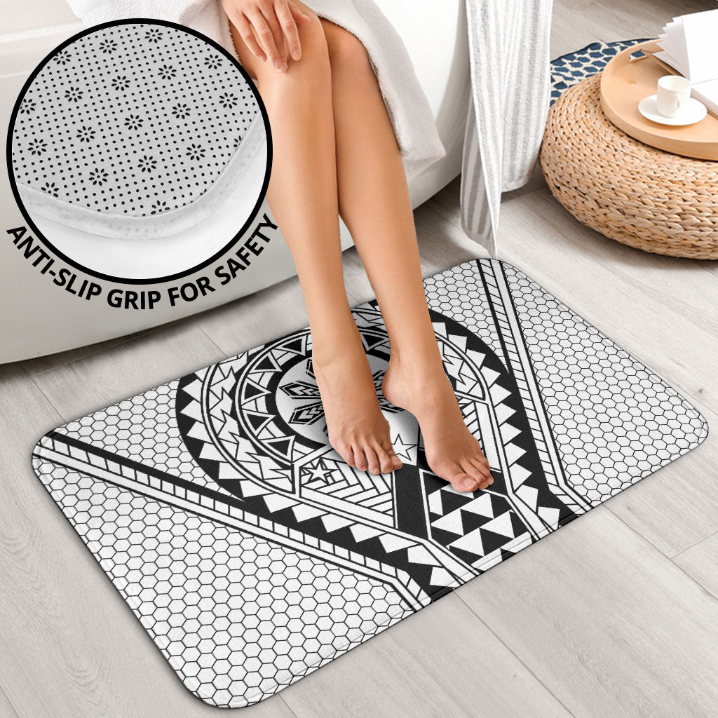 Philippines Batok Tribal Inspired Tattoo White Bathroom Set