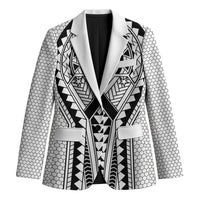 Philippines Batok Tribal Inspired Tattoo White Blazer