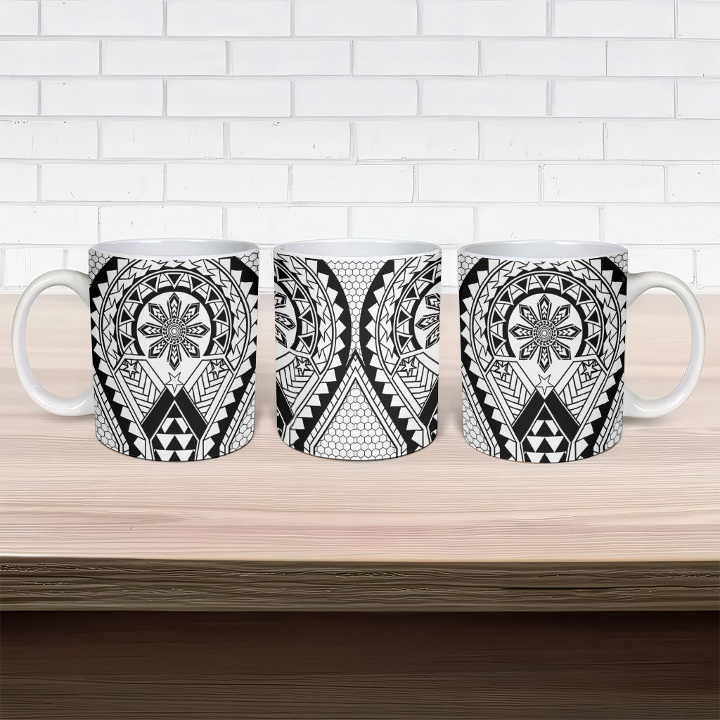Philippines Batok Tribal Inspired Tattoo White Ceramic Mug
