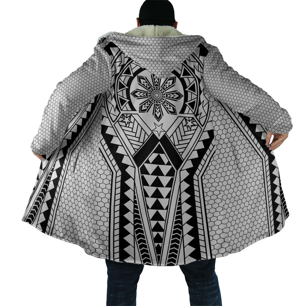 Philippines Batok Tribal Inspired Tattoo White Cloak