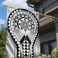 Philippines Batok Tribal Inspired Tattoo White Garden Flag