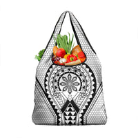 Philippines Batok Tribal Inspired Tattoo White Grocery Bag