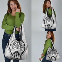 Philippines Batok Tribal Inspired Tattoo White Grocery Bag
