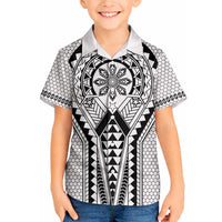 Philippines Batok Tribal Inspired Tattoo White Hawaiian Shirt