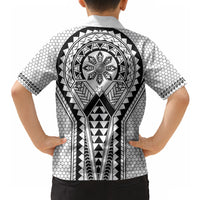 Philippines Batok Tribal Inspired Tattoo White Hawaiian Shirt