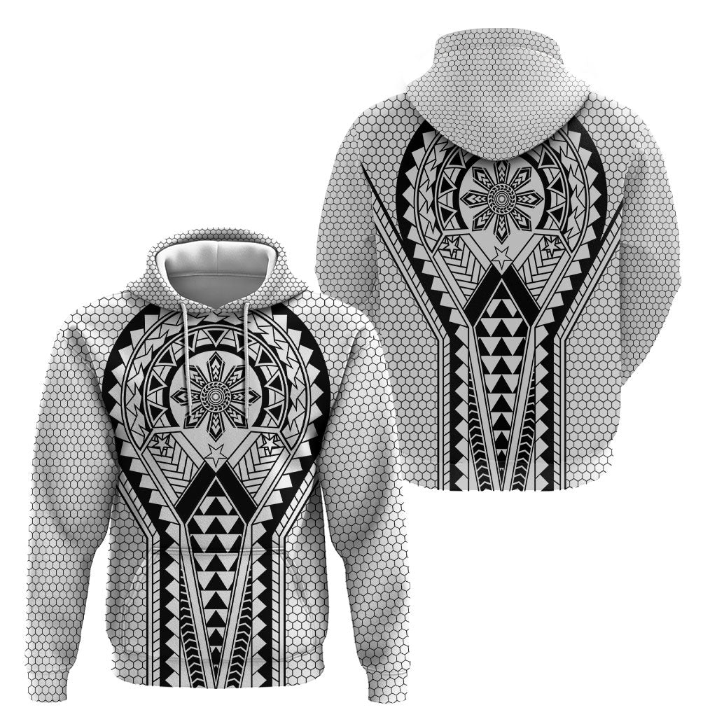 Philippines Batok Tribal Inspired Tattoo White Hoodie