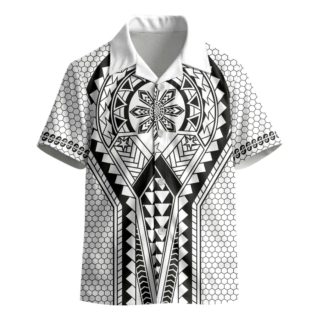 Philippines Batok Tribal Inspired Tattoo White Kid Hawaiian Shirt
