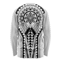 Philippines Batok Tribal Inspired Tattoo White Long Sleeve Shirt