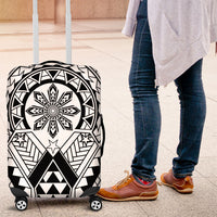 Philippines Batok Tribal Inspired Tattoo White Luggage Cover