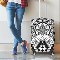 Philippines Batok Tribal Inspired Tattoo White Luggage Cover