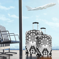 Philippines Batok Tribal Inspired Tattoo White Luggage Cover