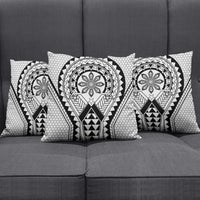 Philippines Batok Tribal Inspired Tattoo White Pillow Cover