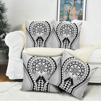 Philippines Batok Tribal Inspired Tattoo White Pillow Cover