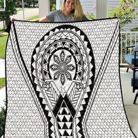 Philippines Batok Tribal Inspired Tattoo White Quilt